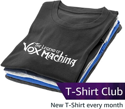 Say Hello to The Legend of Vox Machina T-Shirt Club: A Monthly Tee Subscription For Exandria’s Newest Heroes!