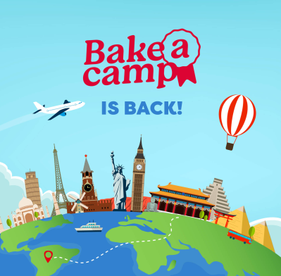 Baketivity Summer 2022 Bake-A-Camp Limited Edition Baking Kit: Travel The World Through Baking!
