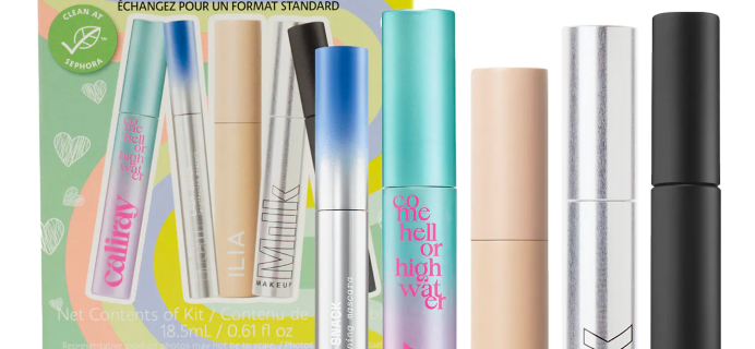 Sephora Favorites Mini Clean Mascara Lashstash to Go Set: 5 Clean, Bestselling Mini Mascaras!