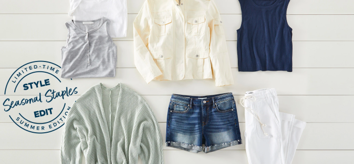Wantable Limited Edition New Seasonal Staples Style Edit: 7 Beautiful Summer Staples and Basics!