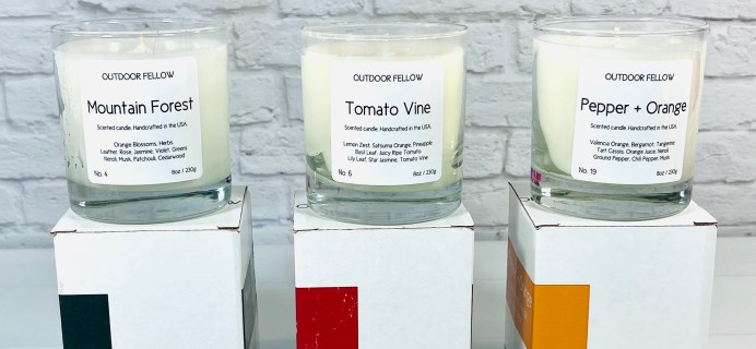 Outdoor Fellow Candle Review: Mountain Forest, Tomato Vine & More!