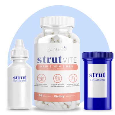 Strut Coupon: 15% Off Your Personalized Treatments For Skin, Hair, and More!