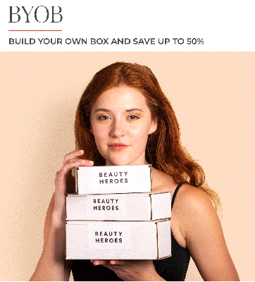 Beauty Heroes Sale: Up To 50% Off When You Build Your Own Box!