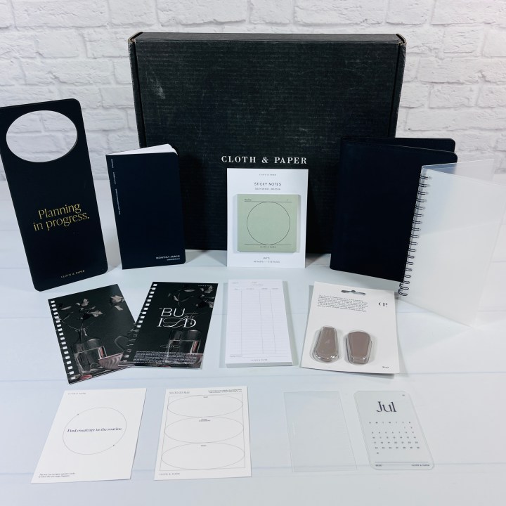 Cloth & Paper Quilted Caviar Desk Agenda Review