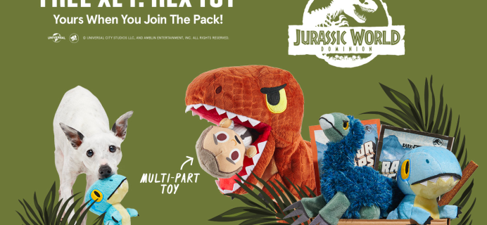 BarkBox Coupon: FREE Jurassic World Toy With First Box of Toys and Treats for Dogs!