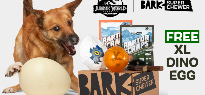 Super Chewer Deal: FREE XL Dino Egg Toy With Subscription of Tough Toys for Dogs!