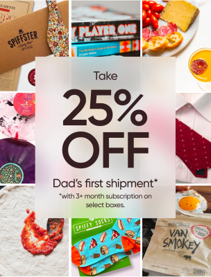 Cratejoy Father’s Day Flash Sale! Save 25% On Dad’s First Box!