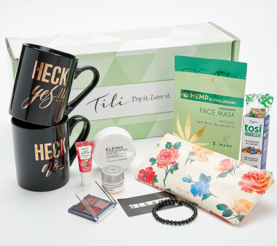 New QVC TILI Box: Lifestyle Sample Box With 9 Fabulous Finds!