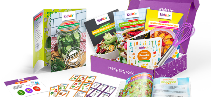 KidStir Kids Cooking Kit July 2022: Farmers Market!