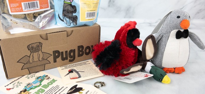 Pug Box June 2022: Unlimited Fun With Feathered Friends!