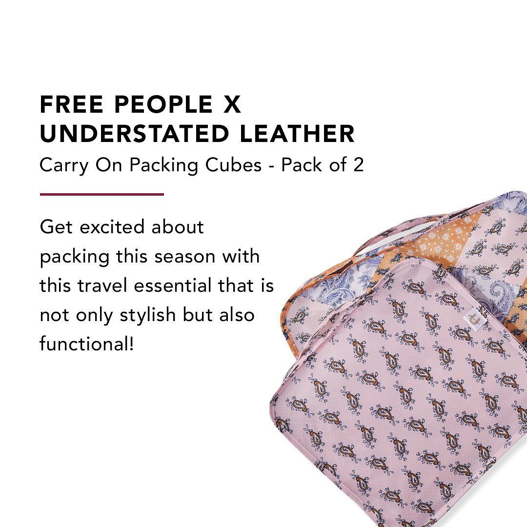 FabFItFun Fall 2022 Spoilers Free People X Understated Leather Carry On Packing Cubes