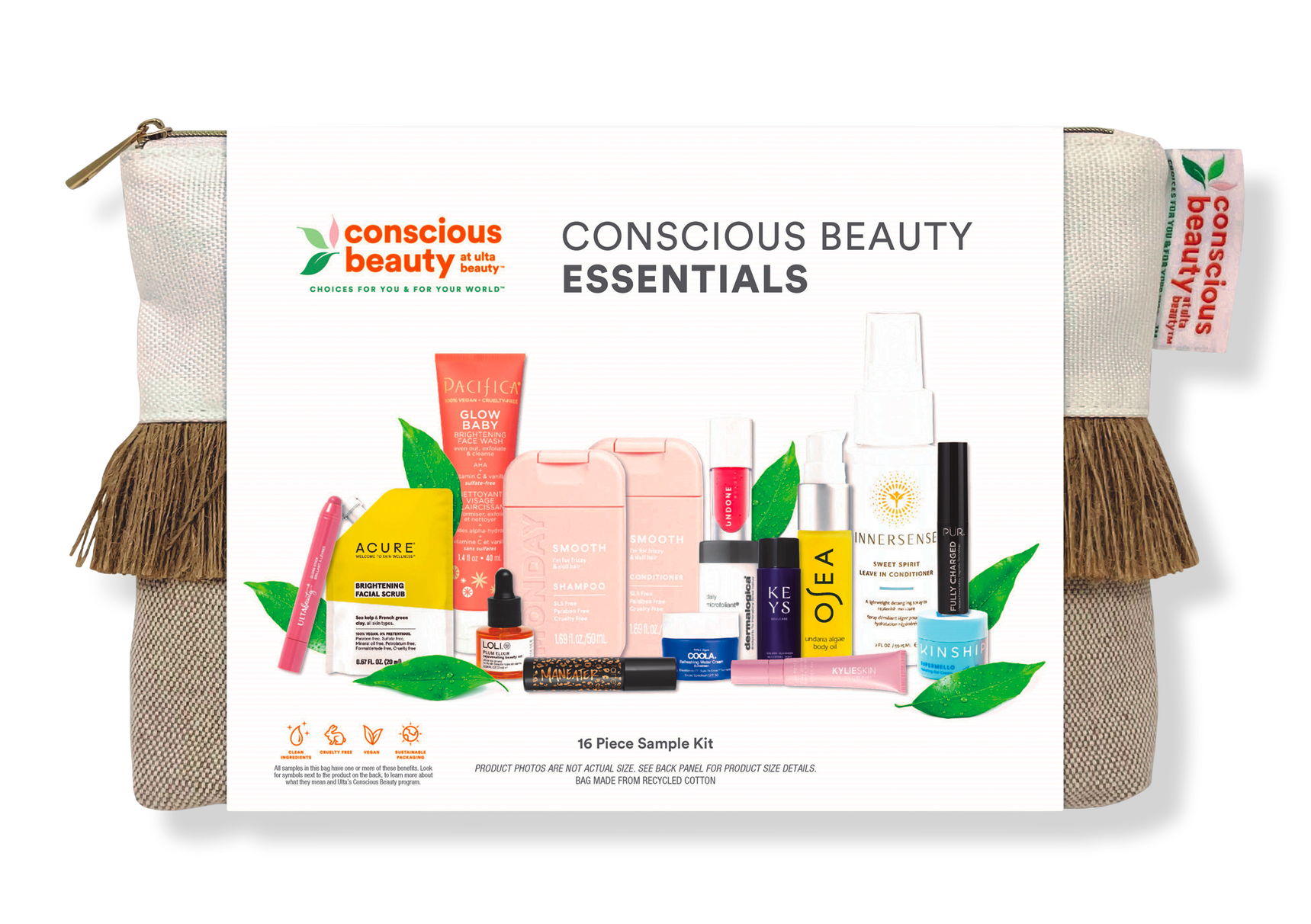 ULTA Conscious Beauty Essentials Kit - 16 Conscious Beauty Essentials 