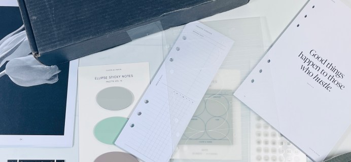 Cloth & Paper July 2022 Box Review: Neutral Stationery!
