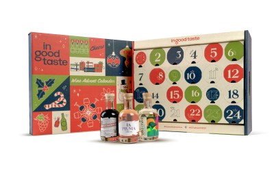 2022 In Good Taste Wine Advent Calendar: Say Cheers To The Holidays With 24 Mini Wine Bottles!