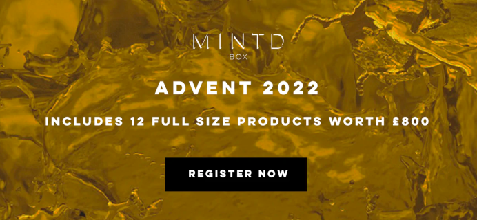 2022 MINTD Advent Calendar Waitlist Opens Now!