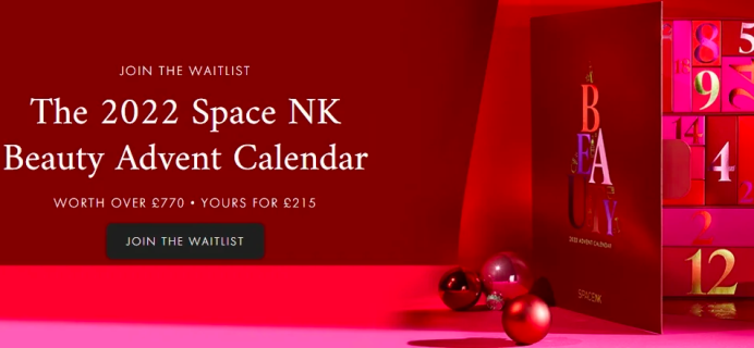 Space NK 2022 Beauty Advent Calendar Full Spoilers!