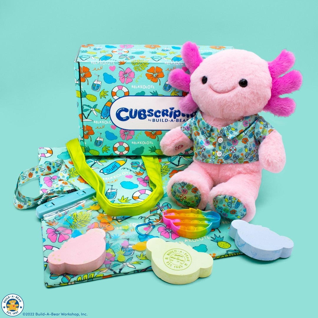 Cubscription by BuildABear Summer 2022 Full Spoilers Relaxolotal