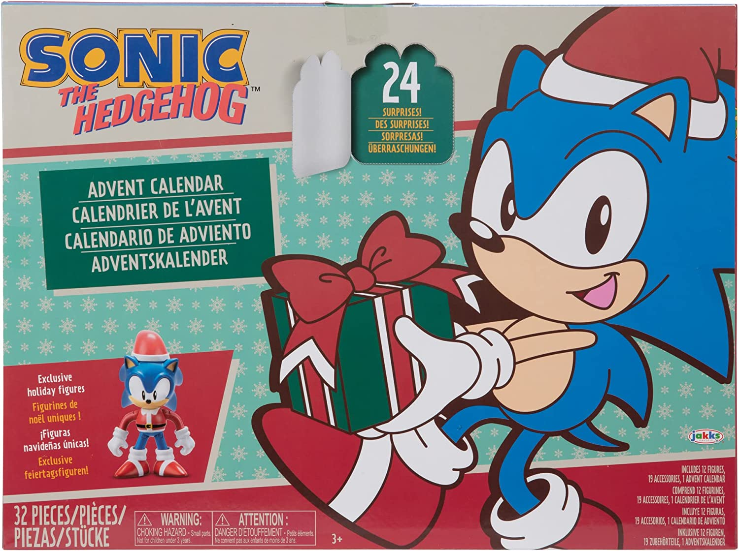 Sonic the Hedgehog Advent Calendar Exclusive Holiday Figures! Hello