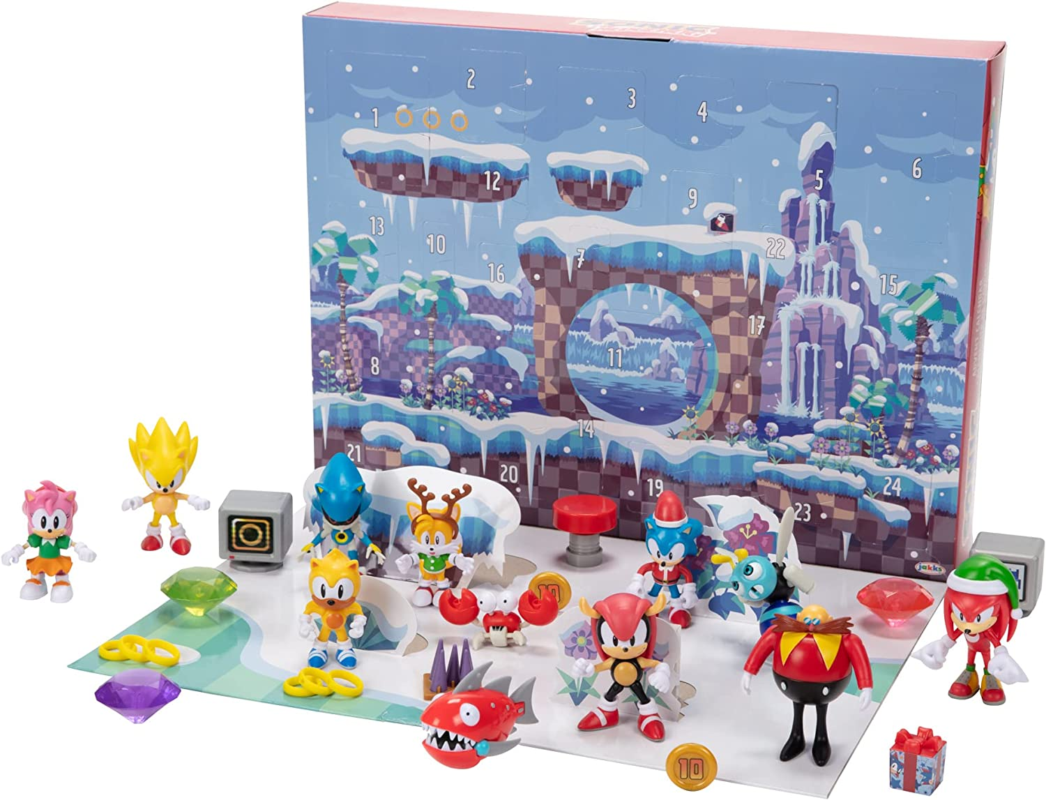 Sonic the Hedgehog Advent Calendar 2022 Exclusive Holiday Figures