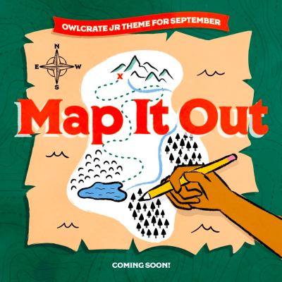 OwlCrate Jr. September 2022 Theme Spoilers: Map It Out!