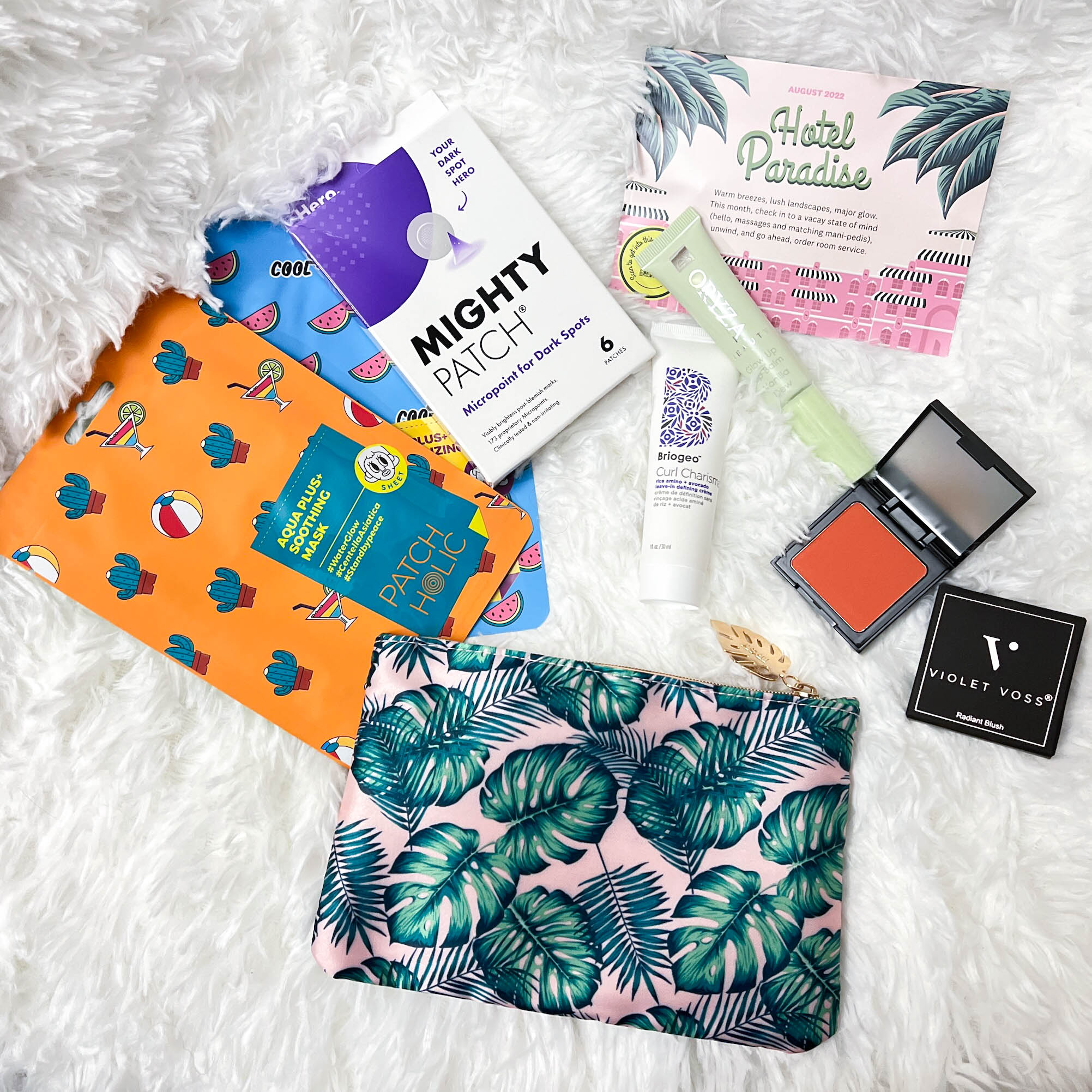 Ipsy Glam Bag August 2022 Review - HOTEL PARADISE - Hello Subscription