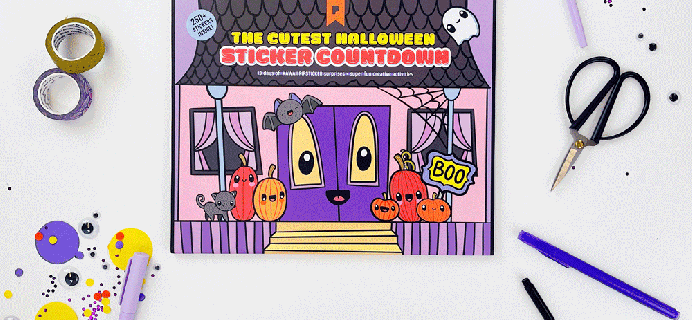 Pipsticks Halloween Sticker Countdown Calendar: The Cutest Halloween Stickers!