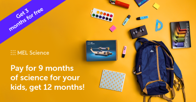 MEL Science Back To School Sale: 3 Months FREE On Chemistry, Physics, Coding, and Kids Boxes!