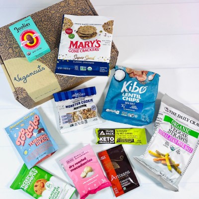 Vegancuts Snack Box August 2022 Review: Back to School (or Work) Snacks!