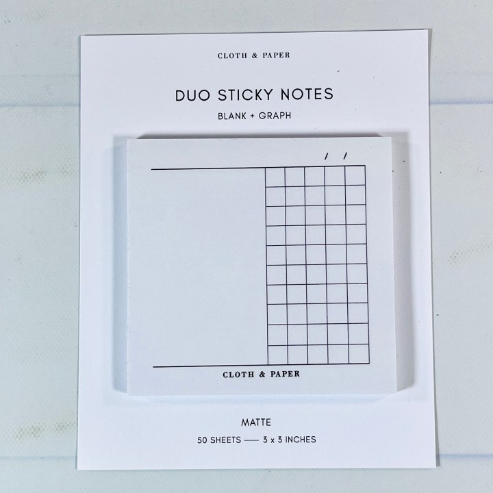 Duo Sticky Notes | Blank + Graph