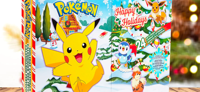 2022 Pokemon Advent Calendar: Pikachu, Eevee, Jigglypuff and More!