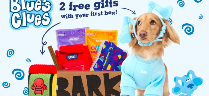 BarkBox & Super Chewer Deal: FREE Blue’s Clues Bundle With First Box of Toys and Treats for Dogs!