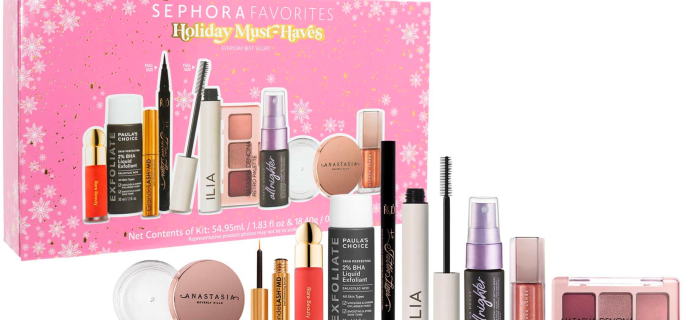 Sephora Favorites Makeup Must Haves Set: 9 Must Haves For A Festive Holiday Look!