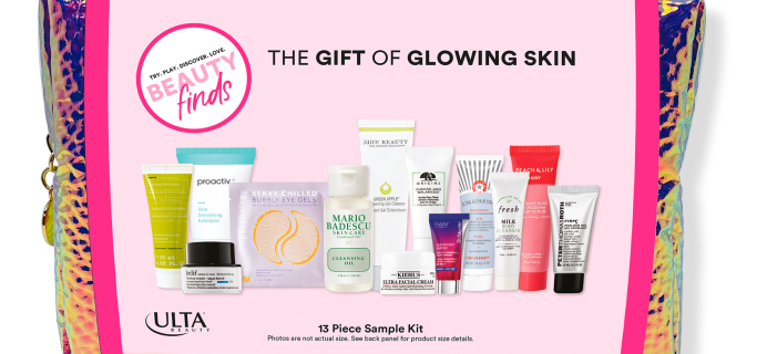 ULTA The Gift of Glowing Skin Kit: 13 Favorite Samples For That Glowing Skin This Season!