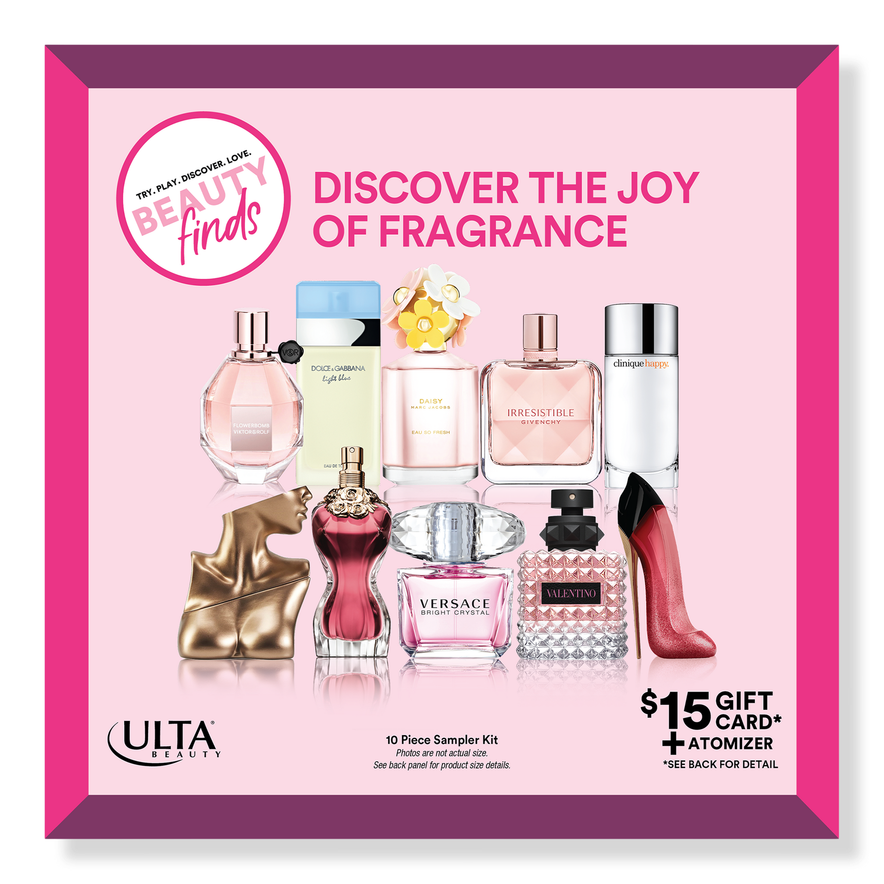 ULTA Discover The Joy Of Fragrance Kit: 10 Joyful Scents For The Season ...