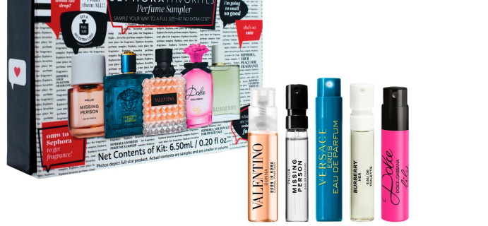 Sephora Favorites Fall Perfume Sampler Set: 5 Giftable Perfume Samplers!