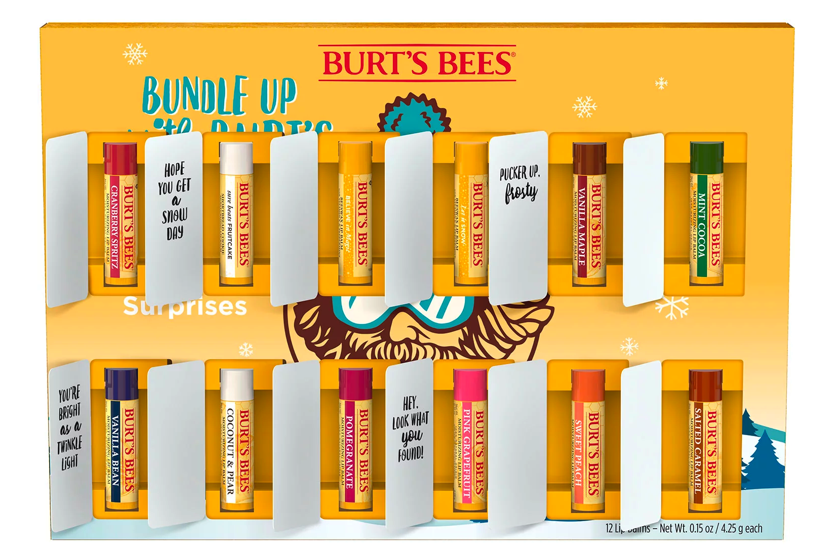 2022 Burt's Bees Advent Calendar 12 Holiday Surprises! Hello