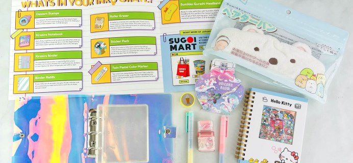 Inku Crate September 2022 Review: Study Time Stationery