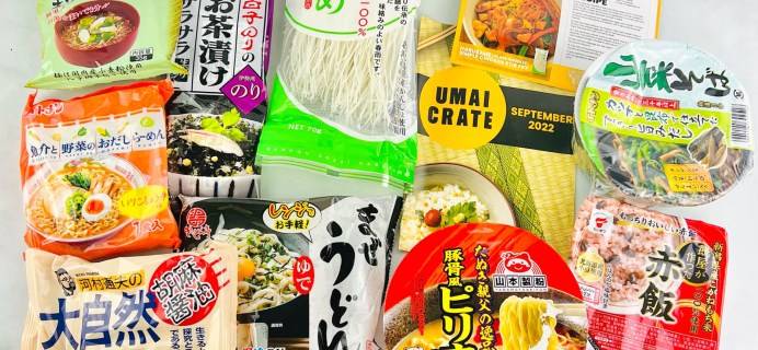 Umai Crate September 2022 Review: Ramen Cravings Satisfied!