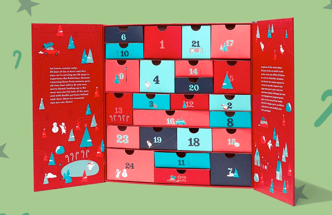 2022 David's Tea Advent Calendars Classic, Matcha, & Around The World