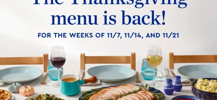 Blue Apron Thanksgiving Meal Feasts: Thanksgiving Classics, Vegetarian, and New Ham Box!