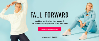 Ellie November 2022 Collection: Fall Forward!