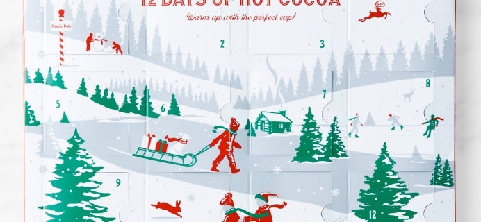 Williams Sonoma Hot Cocoa Advent Calendar: 12 Days of Hot Cocoa To Warm Up This Holidays!