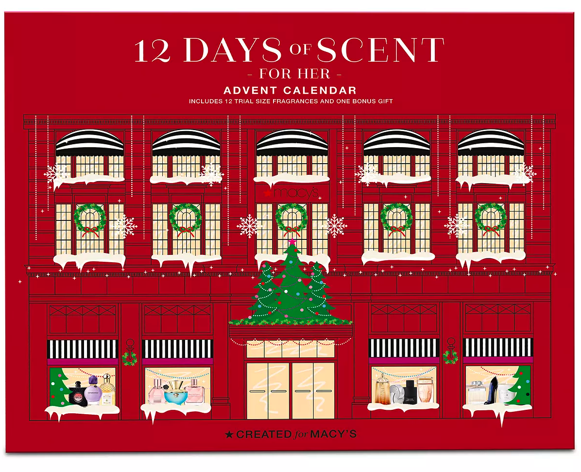 2022 Macy's 12 Days Of Scent For Her Advent Calendar 12 Fragrance