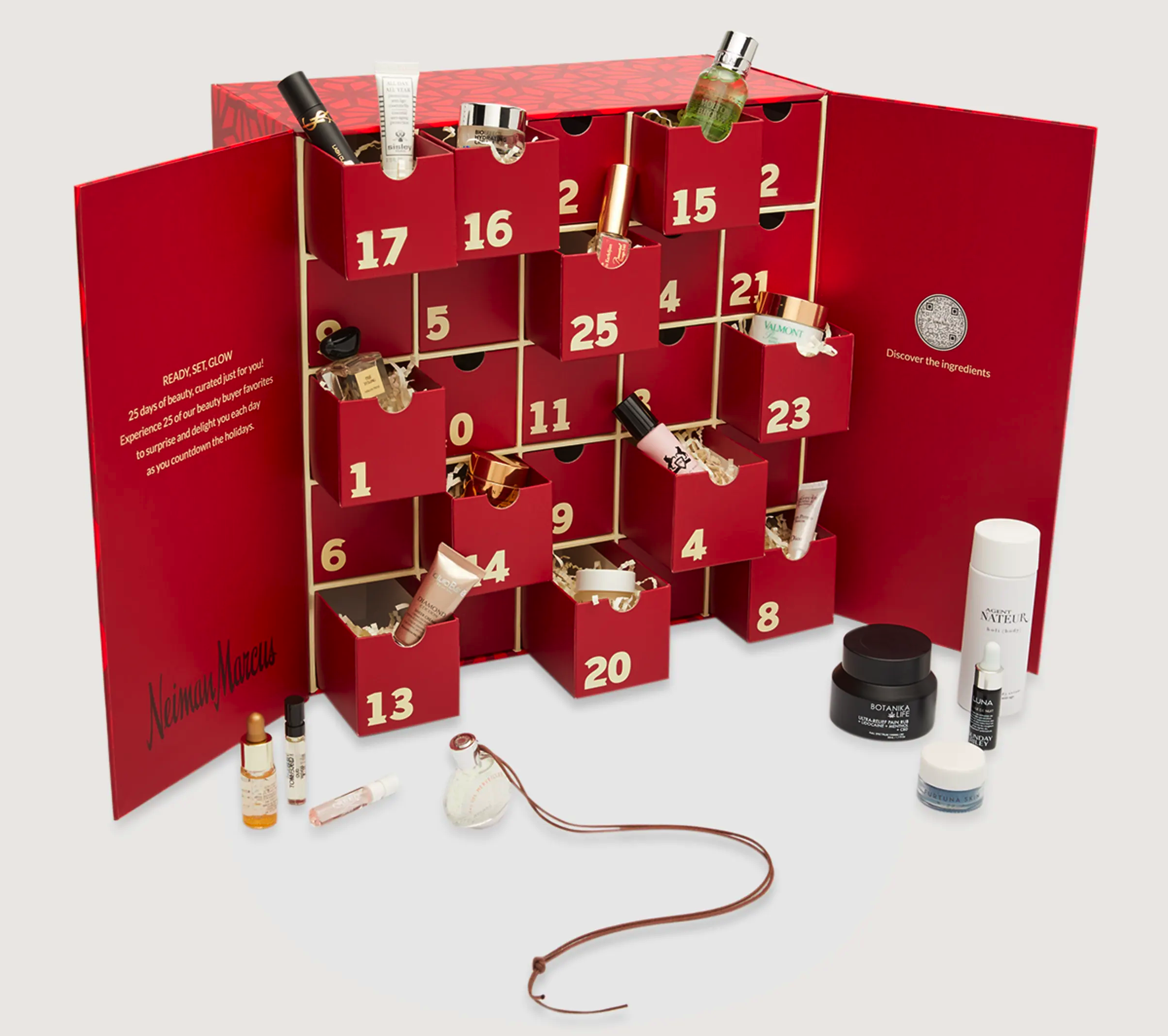 $800 The Official Neiman Marcus Advent Calendar 25 Days Of Beauty Mini New