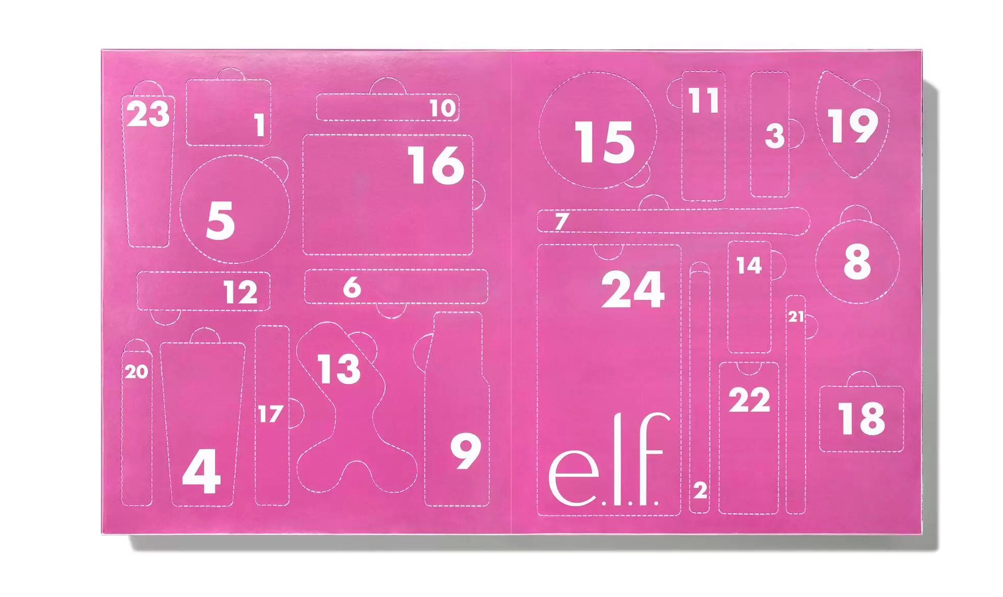 2022 elf Cosmetics Advent Calendar Shine Bright in 24 Days! Hello