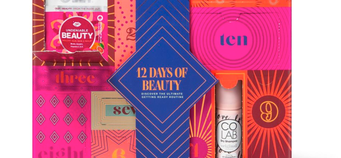 2022 Target Beauty Advent Calendar: The Ultimate Getting Ready Routine Cosmetic Set!