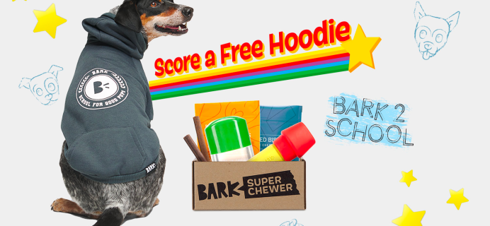 Super Chewer Coupon: Get FREE Wearable Dog Hoodie With First Box of Tough Toys and Treats for Dogs!
