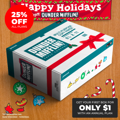 The Office Subscription Box Cyber Monday Deal: 25% Off Any Subscription!