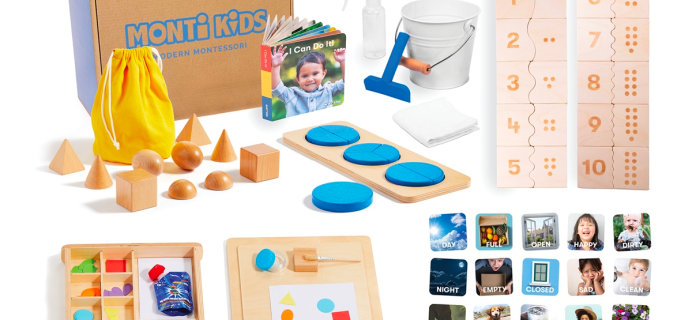 Monti Kids Cyber Monday Coupon: Save 25% On Montessori Toys & Child Development!