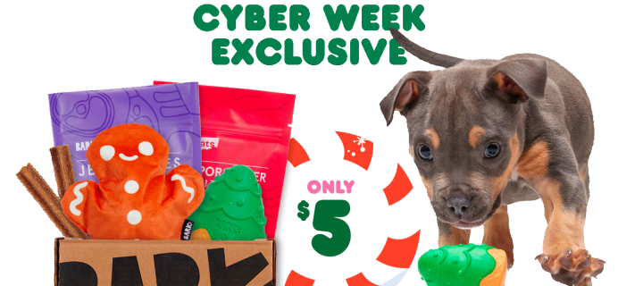 BarkBox Super Chewer Cyber Monday Coupon: First Month $5!